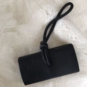 🖤 VINTAGE ✨ Black satin clutch / mini bag